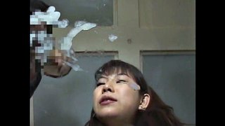 The japanese cum slurping