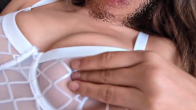 Nelly Monroe's Close-Up Lesbian Masturbation Dirty Talk