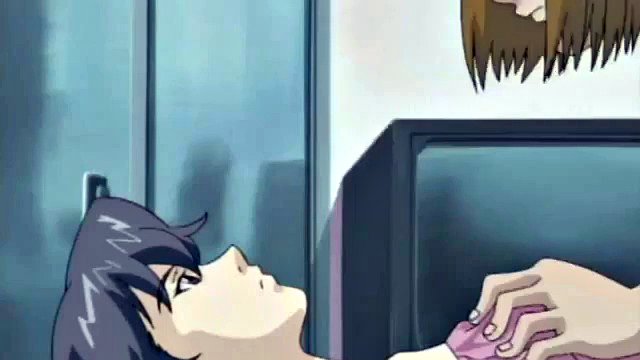 Horny busty anime teen gets her tight pussy fucked