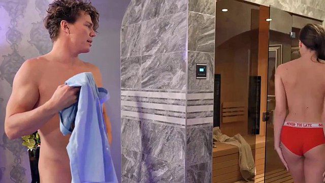 VIP4K. Stacy Cruz entra nella sua sauna e sorprende un affascinante sconosciuto