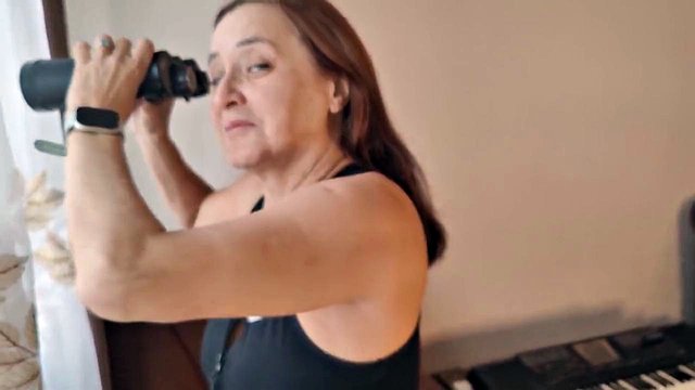 Voyeurs - My Wife and I Watch Through Binoculars and Have Sex