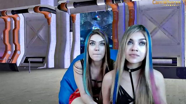 Stevens Twins Striptease Lesbian Webcam Show
