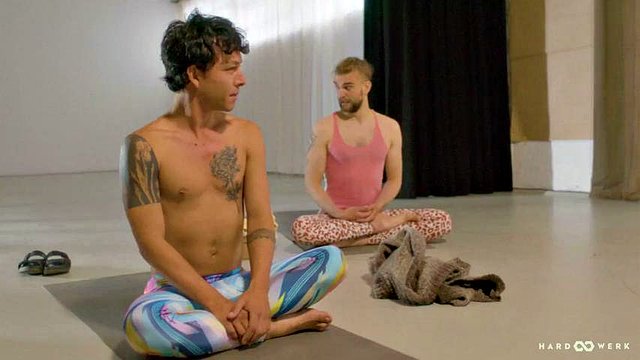 Yoga - just relax and... gangbang