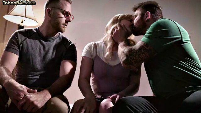 Busty taboo bae pussydrilled while sucking in mmf 3some