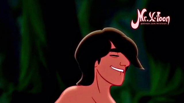 Hercules fucks AND creampies Aladdin (Gay Cartoon)