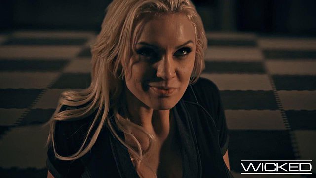 Lacy Lennon as Black Widow and Karol Lilien as Carol S Take Massive Big-Cock Blowjobs Before