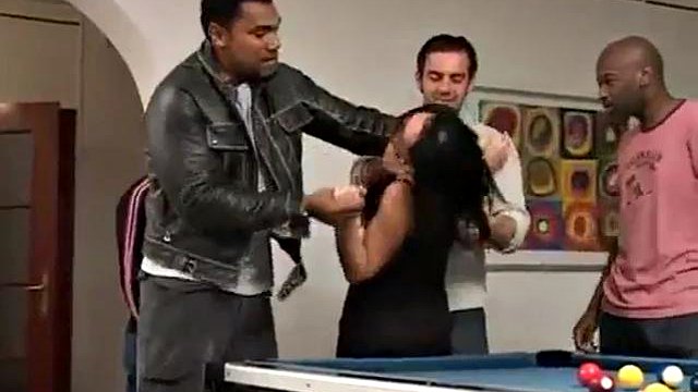 Cute brunette  by Black gangbang ft. Black Sinner: Big Tits, Blowjob & Babe Porn