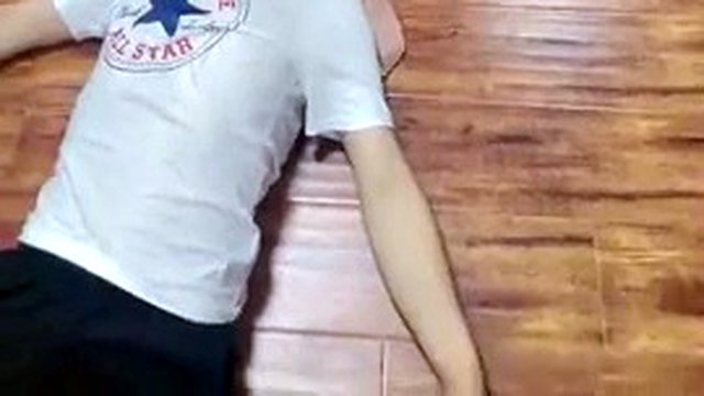 Foot gagging mega deep