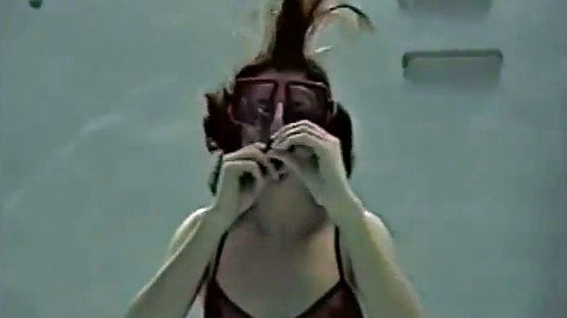 Unterwasser-Pose