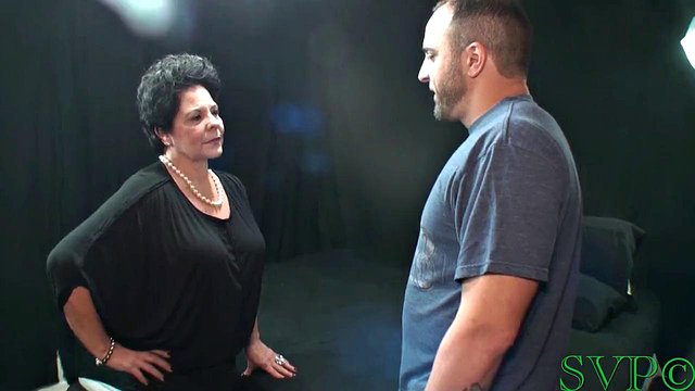 Granny Demands Stepson's Big Cock in Rough Fingering