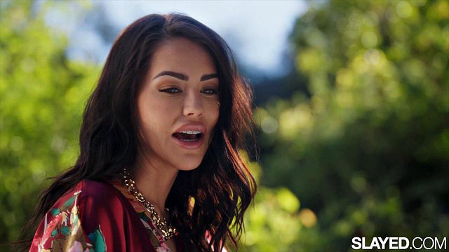 Allie Nicole & Alina Lopez Soak Up Soaking Wet Lingerie Lesbian Play