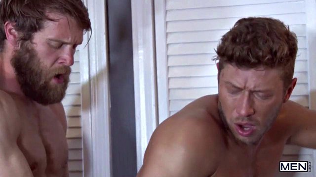 Colby Keller Dominates Bearded Johnny Ryder with Anal Kisses