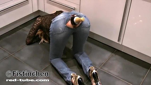Champagne bottle anal (full version)