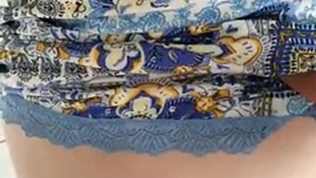Stepdaughter in the kitchen lifts her skirt and gets fucked by her stepdad