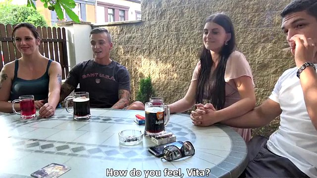 Young married couple trying to swap wives for the first time 007