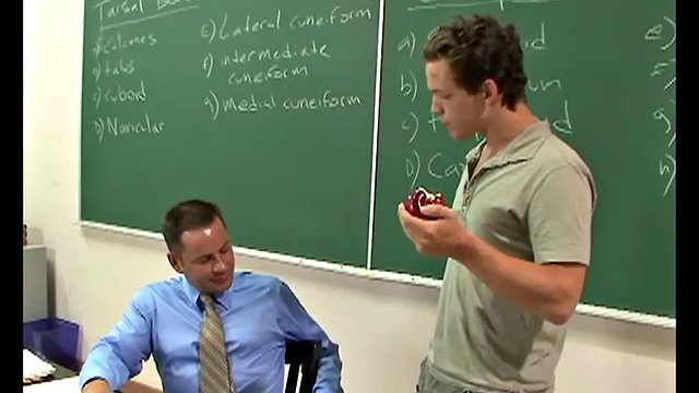 Horny student fucks his gay teacher in the ass
