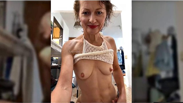 Sergant Pounds Witaviva's Hairy Pussy with Dildo Till She Squirts