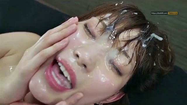 japanese bukkake pmv 480p part 1: Blowjob, Cumshot & Threesome Porn