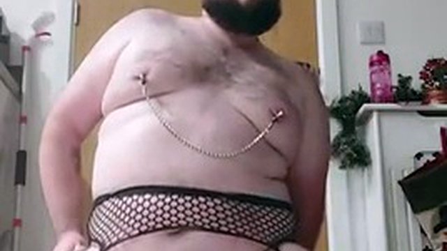 Anal with fat sissy