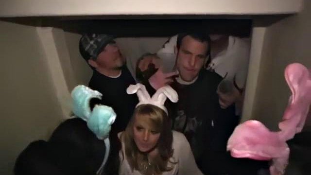 Babes drilled and splattered with cum at wild fuck fest