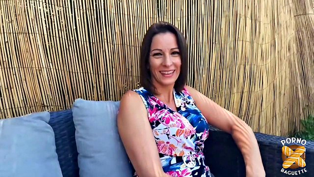 Kyra French Milf Amateur Pounded Outdoors in Swinger Club