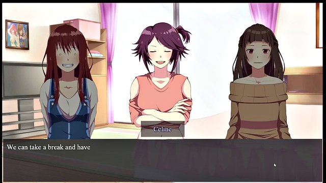 Bonds BDSM Hentai jeu Ep.4 jouant à s'habiller lors d'une séance de chatouilles shibari