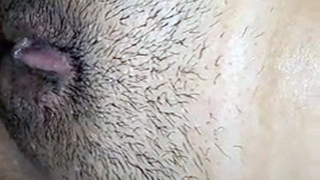 Anal sex with an 18-year-old neighbor, seen from below