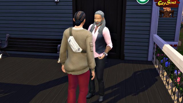 Older black gay artist pimps young twink without mercy - WickedWhims
