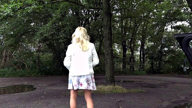 Slutty On The Prowl - anal stretching, public offering, cumshot