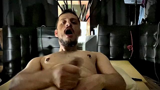 Nasty FREAK dirty pig eating a frozen load