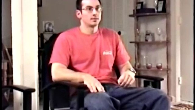 Gianni is 27 years old and this is his first time on camera. He is muscular, hairy, tattooed, ex-military and has a big cock. He strips and starts jerking off, then Winnie measures him 8 inches.
