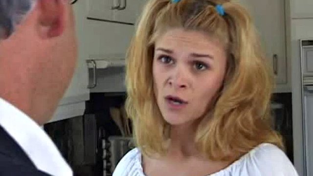 Aurora Snow Coed Fucks Stepdad and Son with Double Penetration Dp