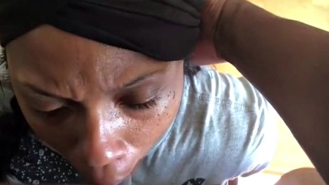 Gagged and swallowed cum