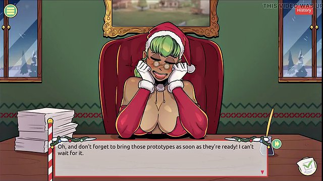 Claus' Secret Surprise XMAS HENTAI Game Ep.1 ¡Elfo travieso y sexy esposa de Papá Noel!