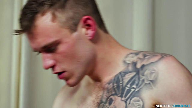 Scott Finn Takes Hunky Latino Nico Coopa's Cock Up His Ass After Quick Foreplay