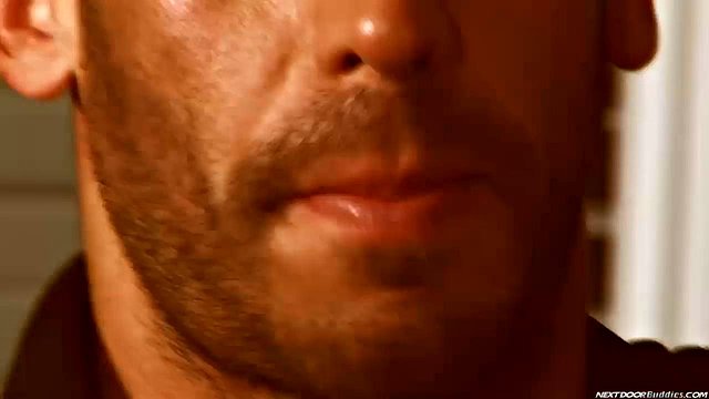 Licking his ass and having sex on the leather couch