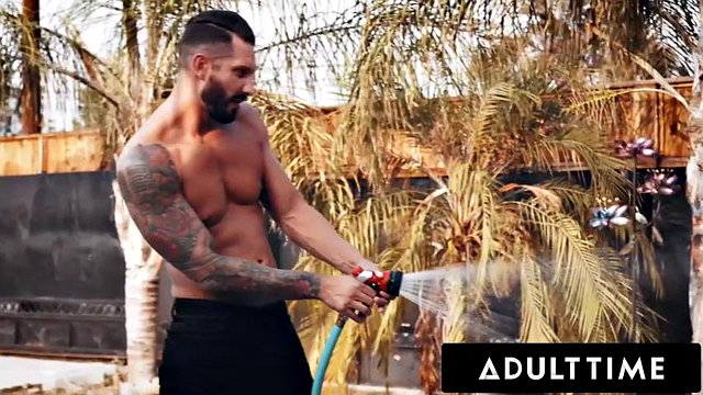 ADULT TIME - Bored Rocky Emerson TEASES Classmate While Washing Car & Gets Her SOAPY PUSSY Pounded!