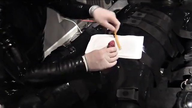 Cathetered Collared Electro Orgasm