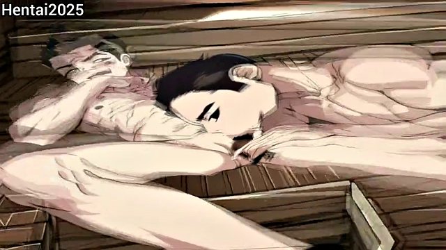 Nadržený gay pár si užijte kouření ve veřejné sauně animace hentai karikatury