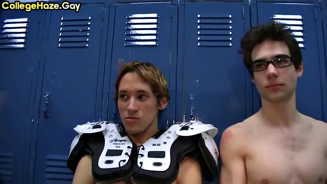 Hazed sportive str8 stud fucked in locker room 4 fraternity