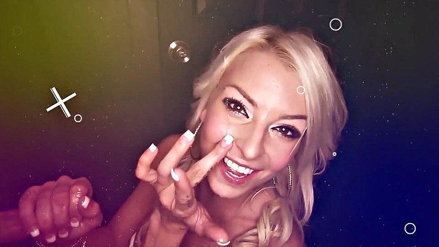 La MILF tetona Summer Stevens devora corridas desde el Gloryhole en secretos de garganta profunda y humeante