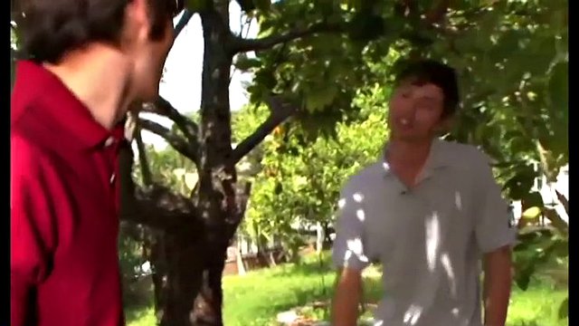 Two horny emo gay sluts fuck each other outdoors