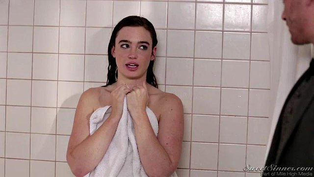 Jodi Taylor -  Hairy Pussy Fucked In Bathroom: Blowjob, Hardcore & Redhead Porn