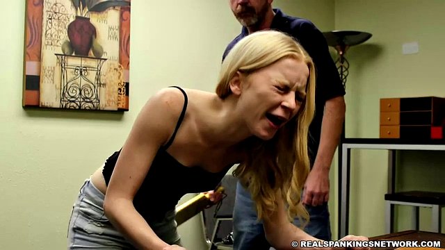 Alice Gets Hard Paddling Spanking