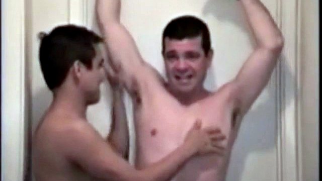 Ricky really enjoys being a tickler and he proves his polished techniques on Mike with relentless determination. Mike's laugh is a tickler's dream as Ricky tickles him in three different positions.