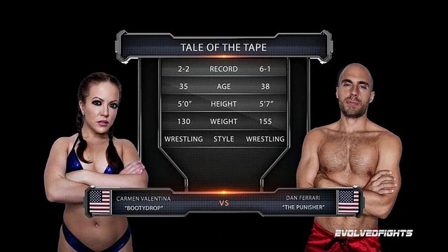 Dan Ferrari Absoutely Manhandles Carmen Valentina and Fucks Her Right On the Mat