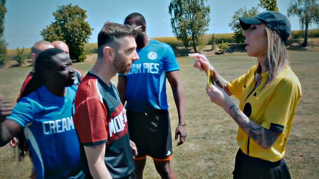 Fit Milf Takes Brutal Public Gangbang from 10 Footballers with Relentless Anal Pounding and Creampie