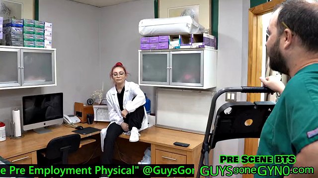 NSFW Nude BTS from The Doctors New Scrubs with Angel Ramiraz, Naked Nurses & Floppy Dick, watch the whole movie on GuysGoneGyno