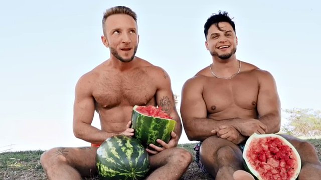 Muscular and eager athlete fucking his lover bareback in a hot affair