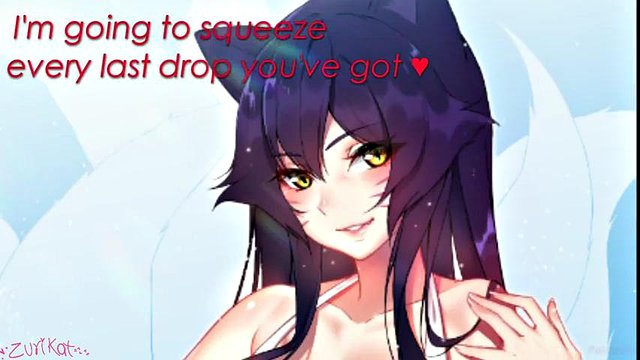 PAIUR ISLAND PT. 2 Joi League of Legends Hentai Anime Ahri 剎 Lol [Zuricat]